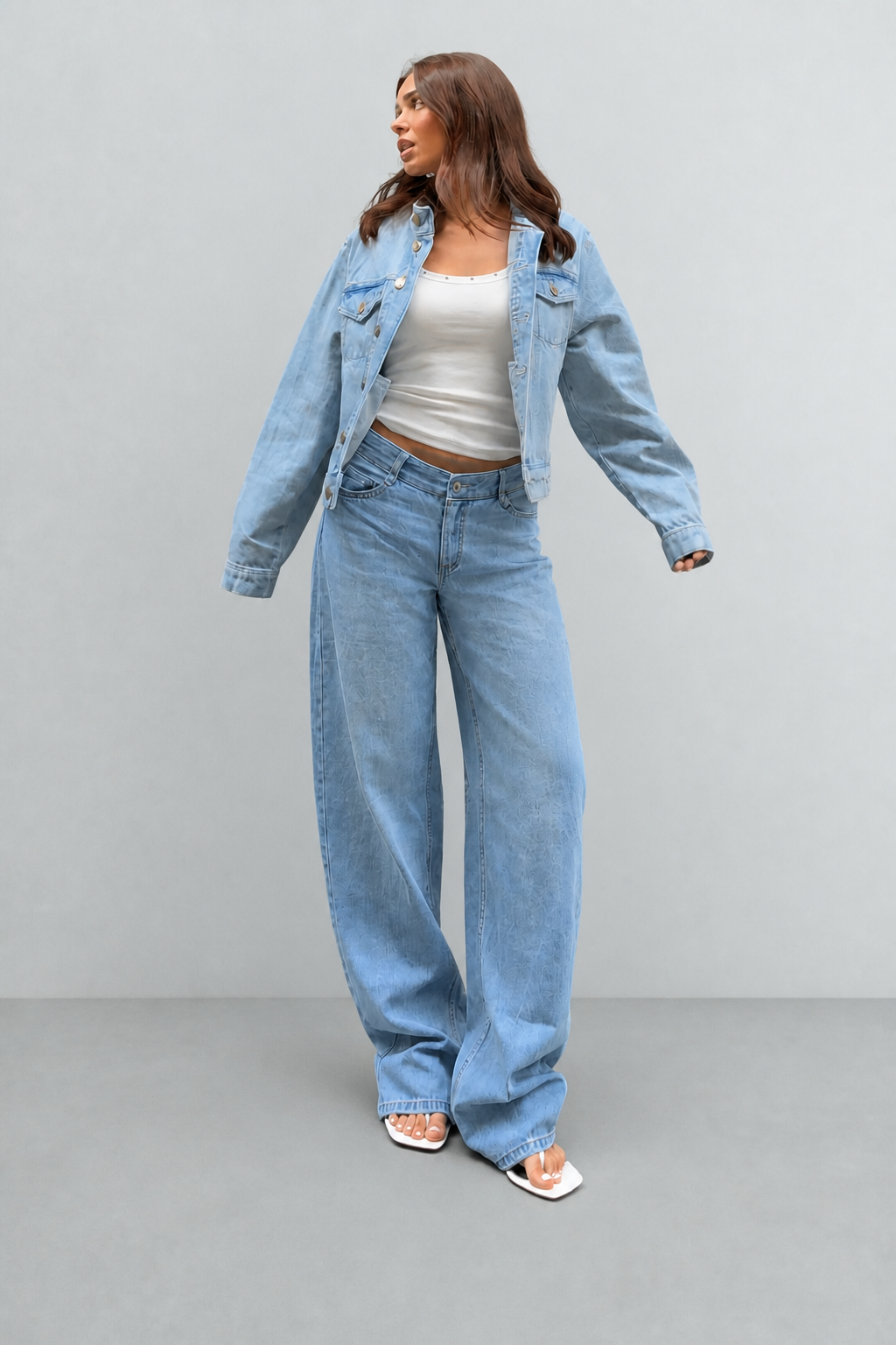 BLUE BARREL JEAN - Taille S