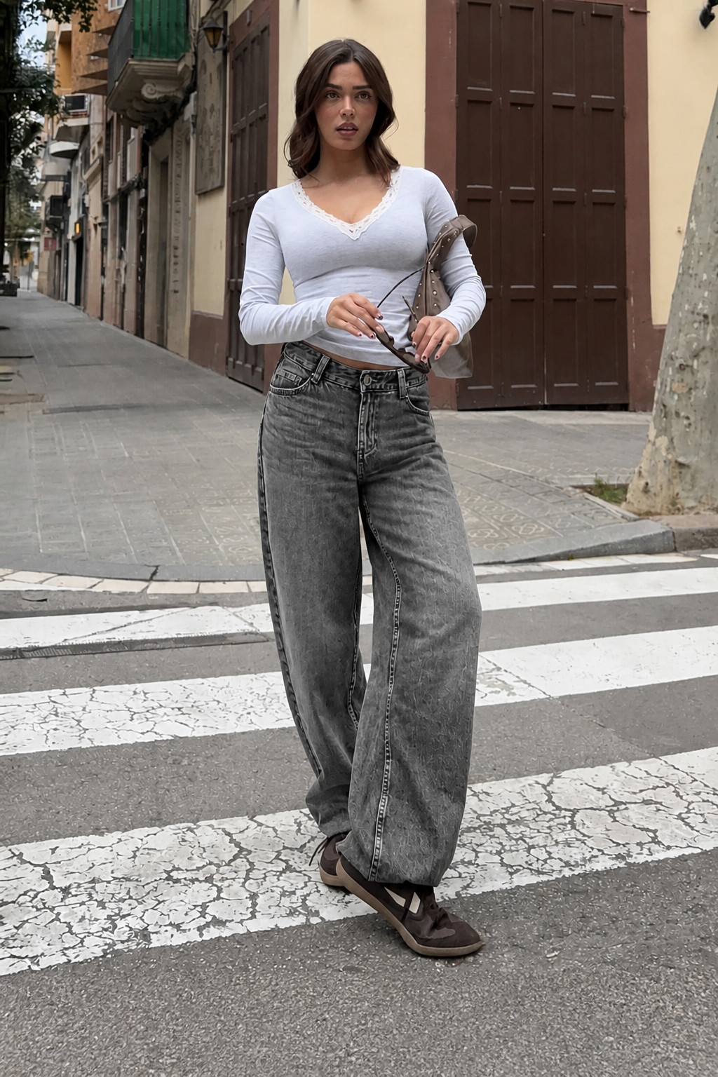 BERSHKA BALLON JEAN - Taille S