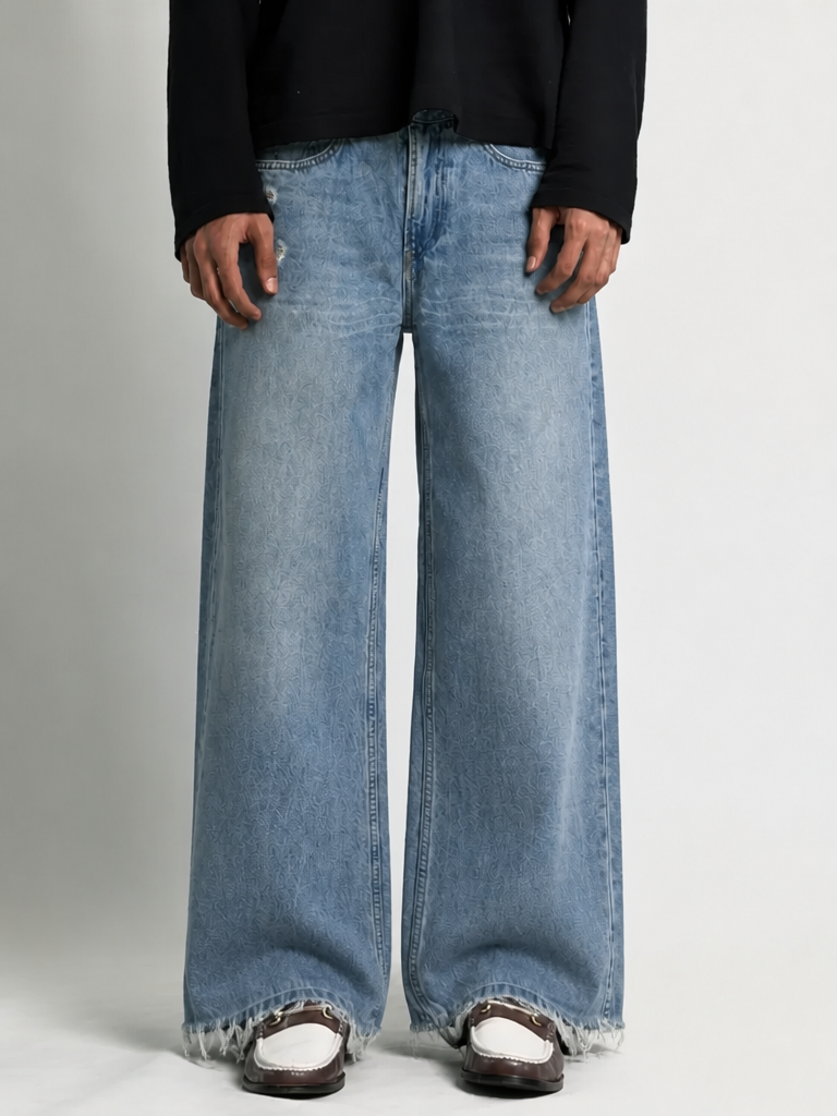 &DENIM BLUE STRAIGHT - Taille S