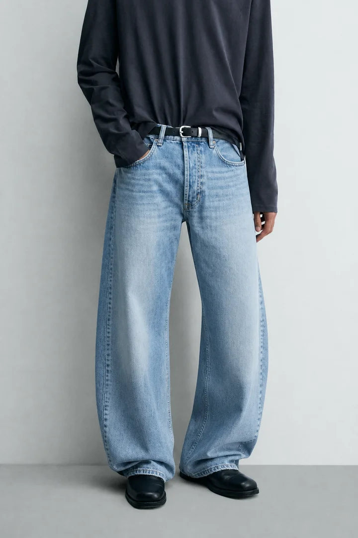 BLUE BARREL JEAN - TAILLE S