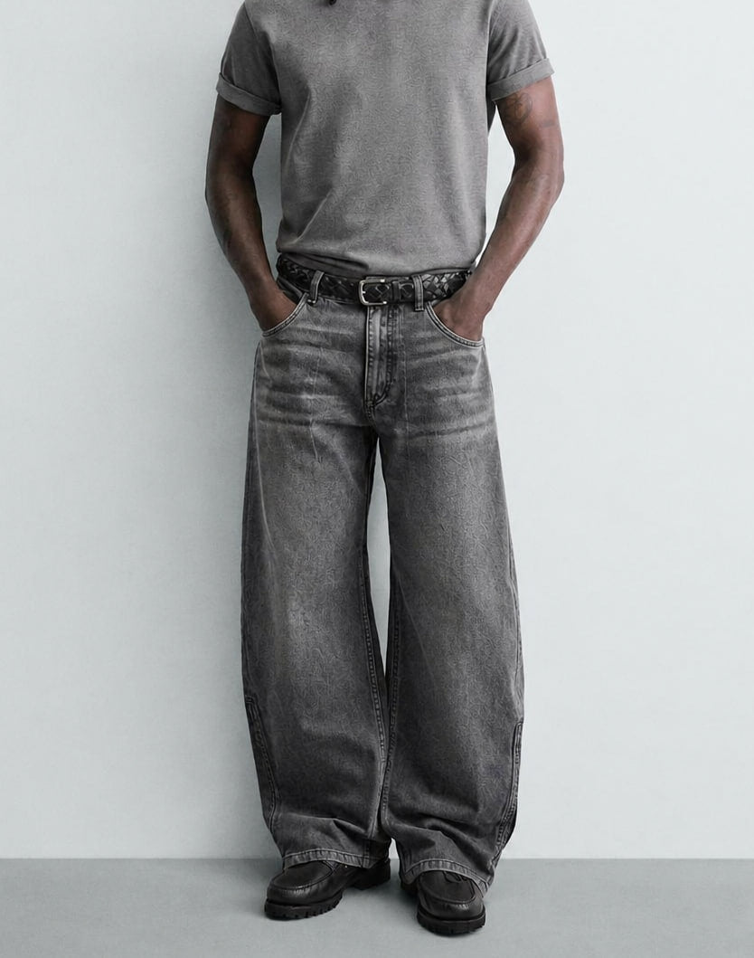 BERSHKA BALLON JEAN - TAILLE S