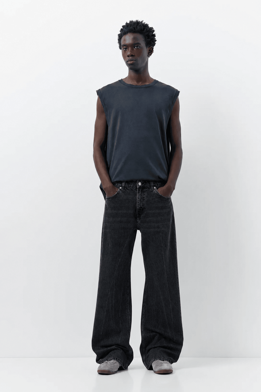 SHADOW FADE FLARE - NOIR DÉLAVÉ - Denim Co. SN