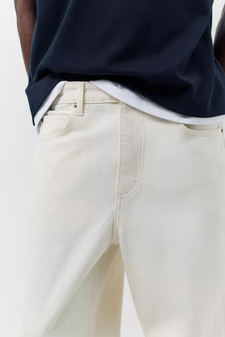 CREAM DRIFT BAGGY