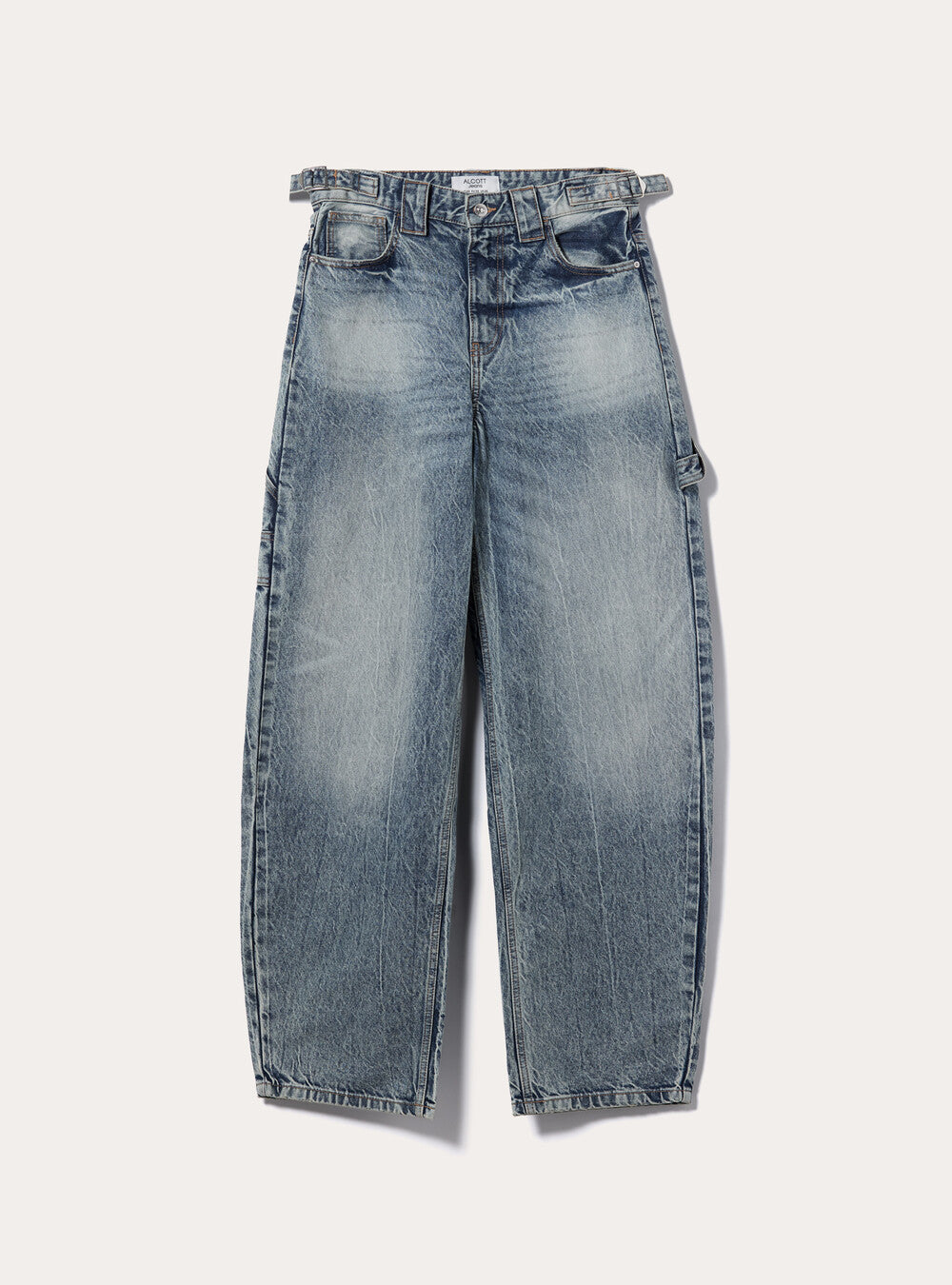 BERSHKA JEAN BALLON CARPENTER VINTAGE - Taille M