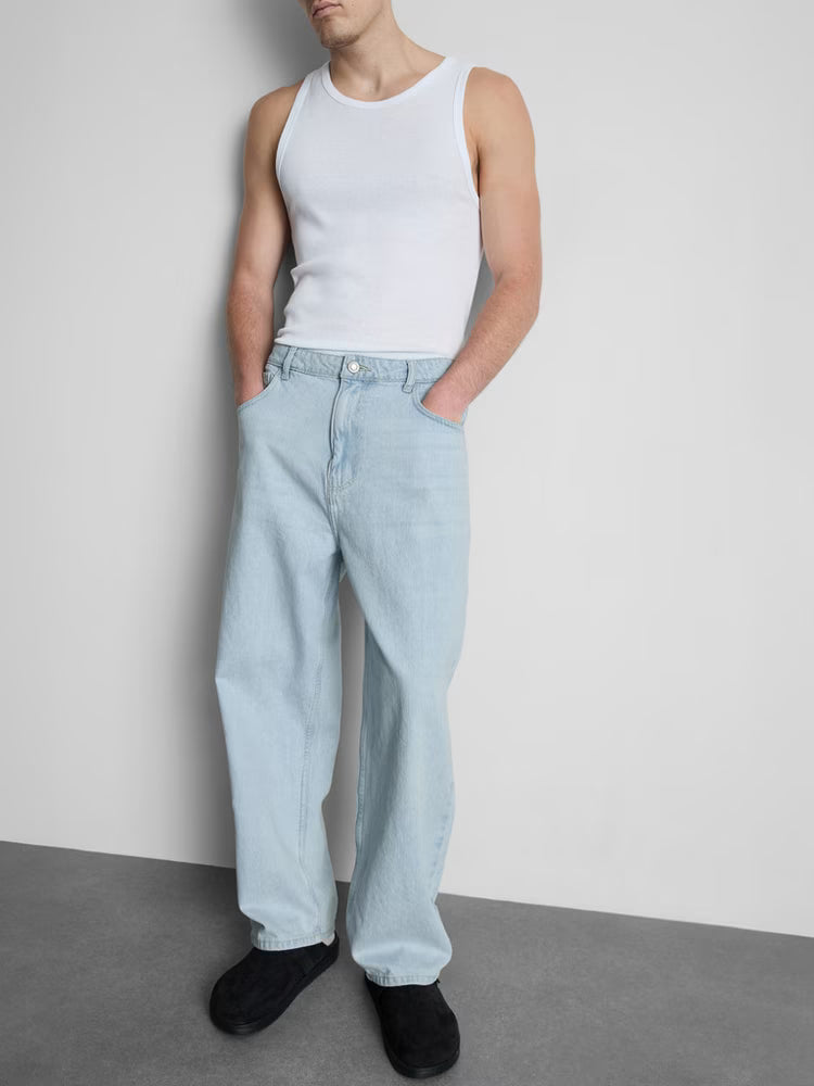 FSBN BAGGY FIT WIDE BLEU VIF - Denim Co. SN