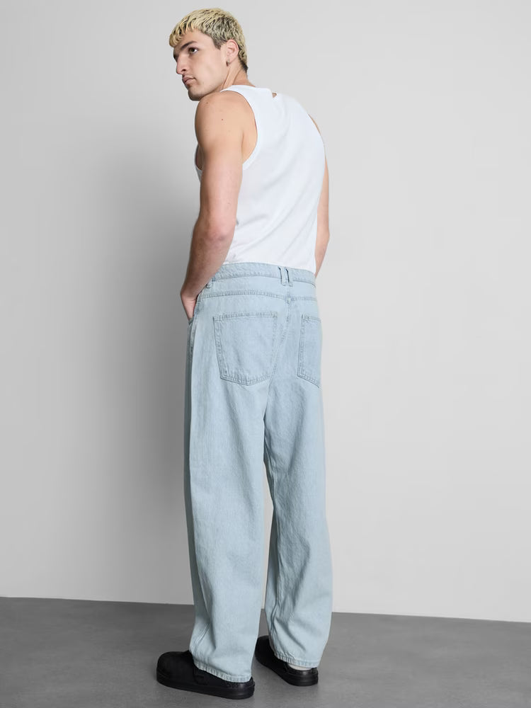 FSBN BAGGY FIT WIDE BLEU VIF - Denim Co. SN