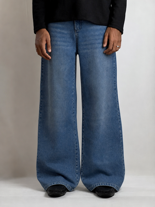 MID WASH WIDE - Taille EUR 42 (XL)