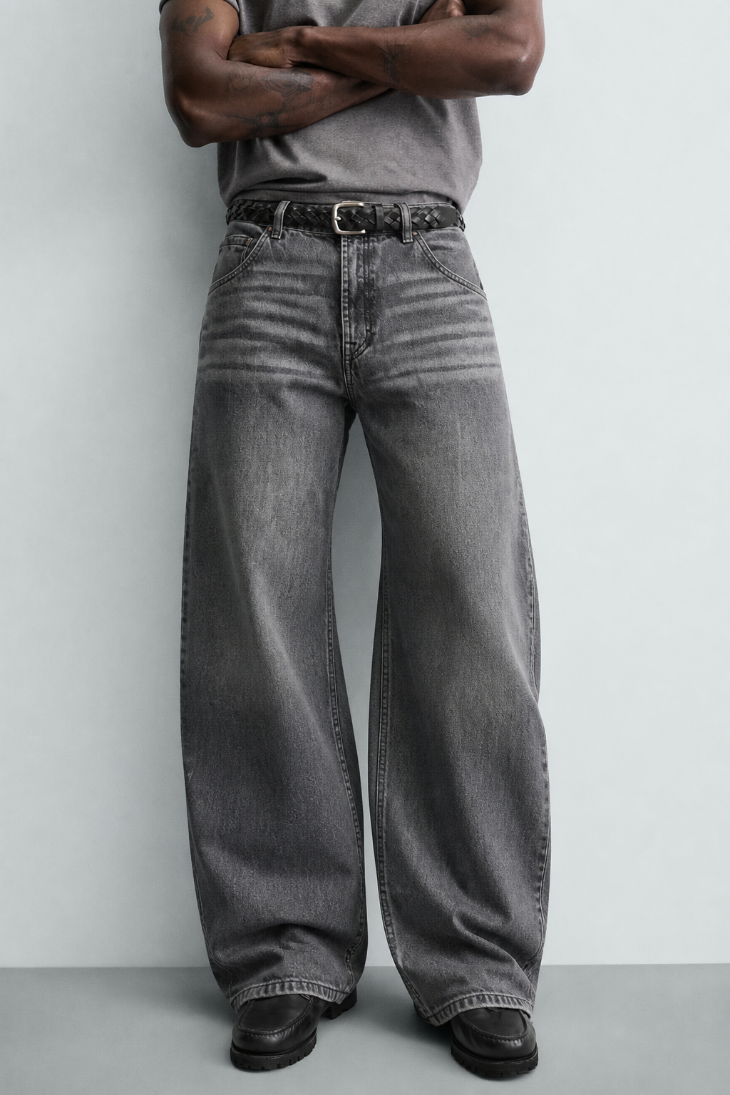 BERSHKA BALLON JEAN - TAILLE S