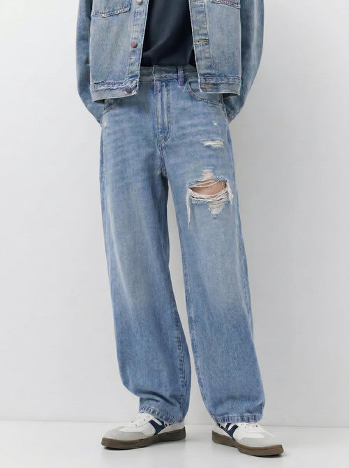 ATOLL BLUE BAGGY - Denim Co. SN