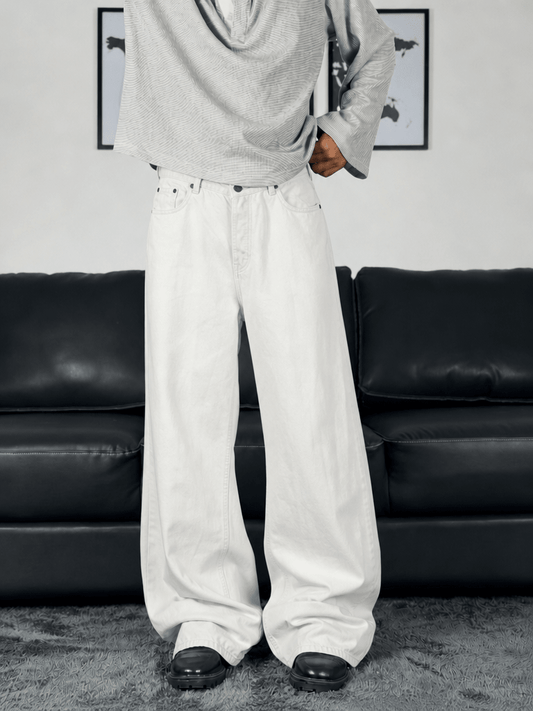 CHALK WHITE WIDE - Denim Co. SN