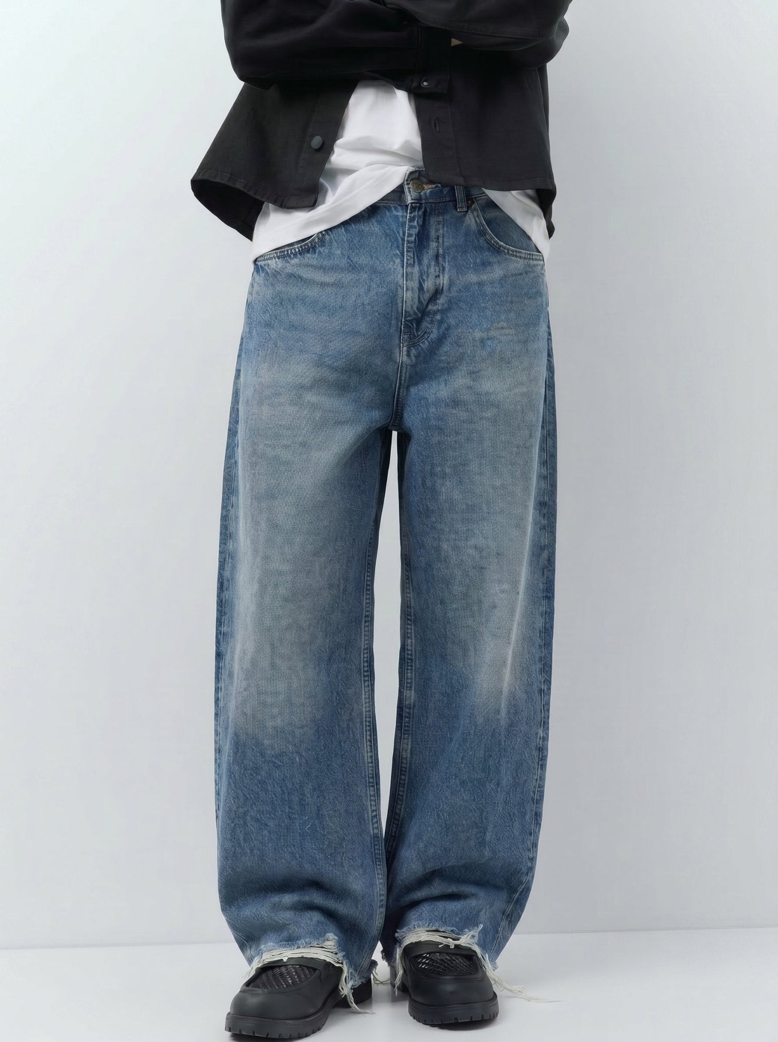 NOMAD BLUE BAGGY - EFFET DÉLAVÉ INTENSE - Denim Co. SN