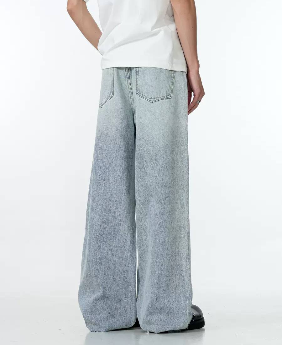RETRO WASH WIDE LEG JEANS