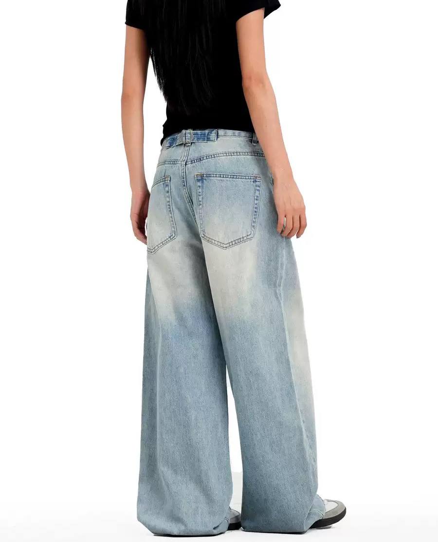 ICE WASH BAGGY JEANS - UNISEX